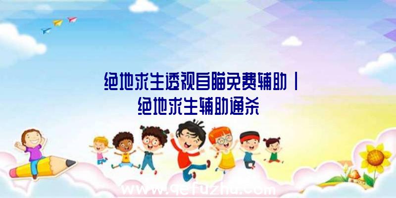 「绝地求生透视自瞄免费辅助」|绝地求生辅助通杀